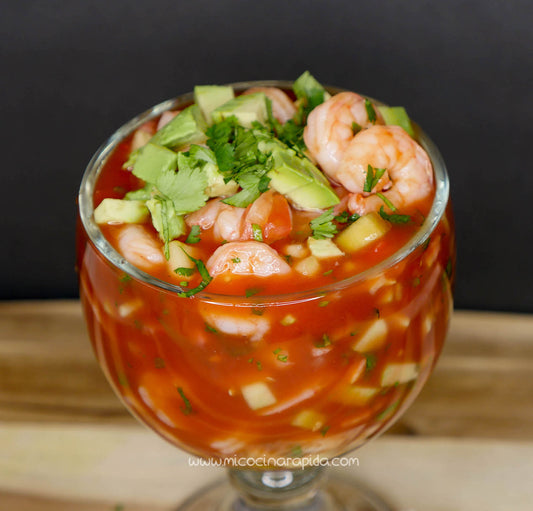 Octopus or shrimp cocktail