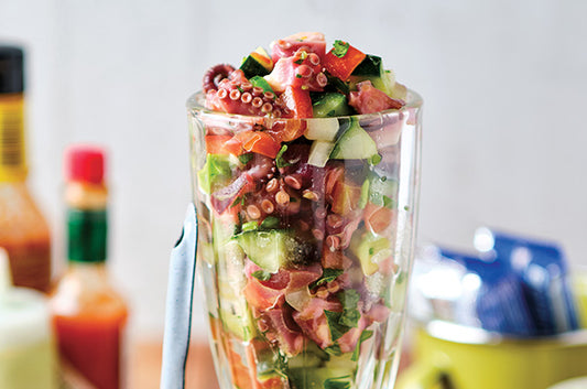 Octopus or shrimp cocktail