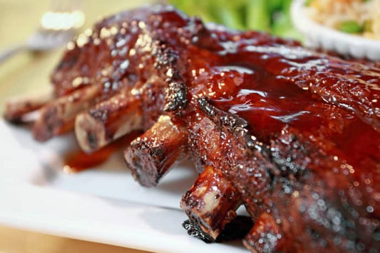 Ribs or chops in green or red sauce
