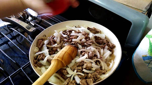 Grilled beef or chicken fajitas